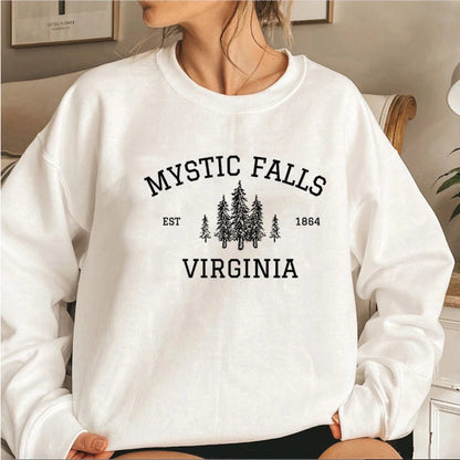 Mystic Falls Virginia Sweatshirt Vampire