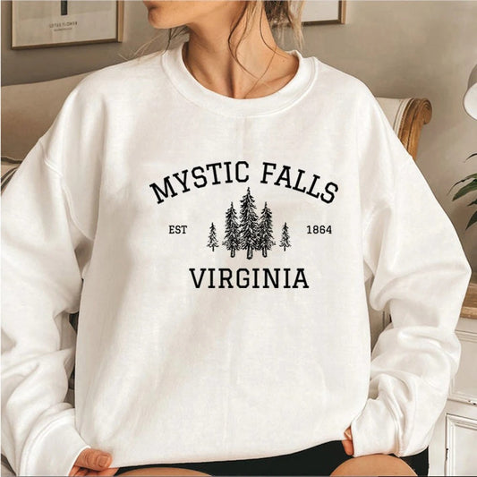 Mystic Falls Virginia Sweatshirt Vampire