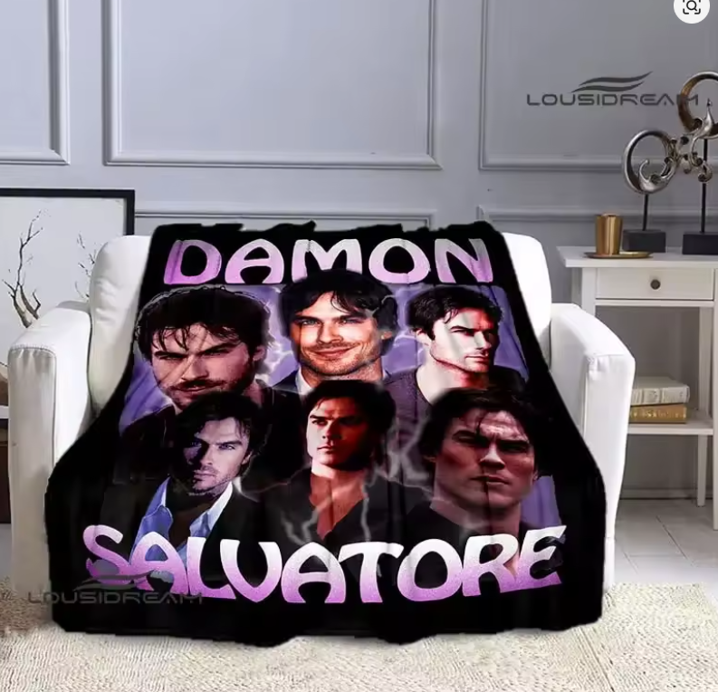 The Vampire Diaries Damon  blankets