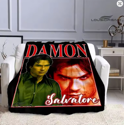 The Vampire Diaries Damon  blankets
