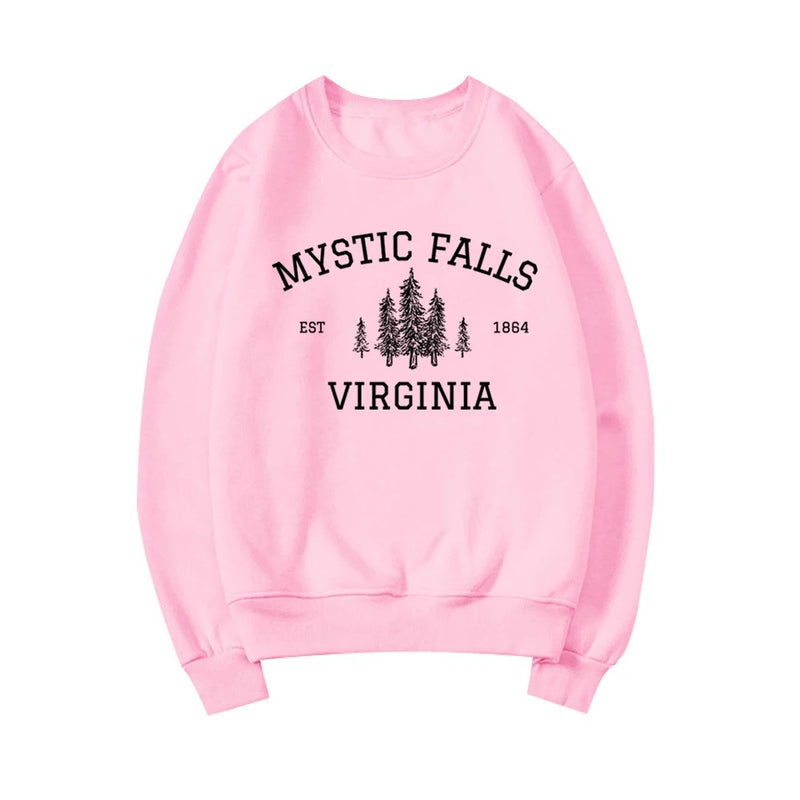 Mystic Falls Virginia Sweatshirt Vampire