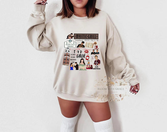 Vampire Diaries Quotes Sweatshirt