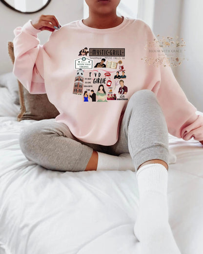 Vampire Diaries Quotes Sweatshirt