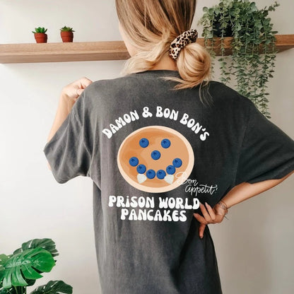 Retro Damons Pancakes Washed T-Shirt